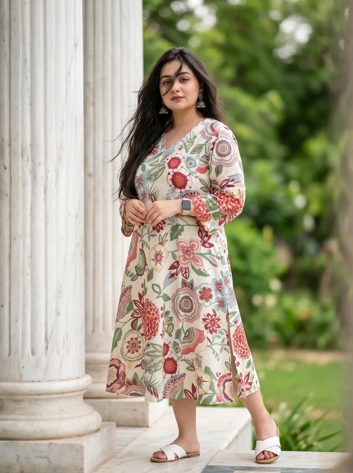 FLORAL KURTIS