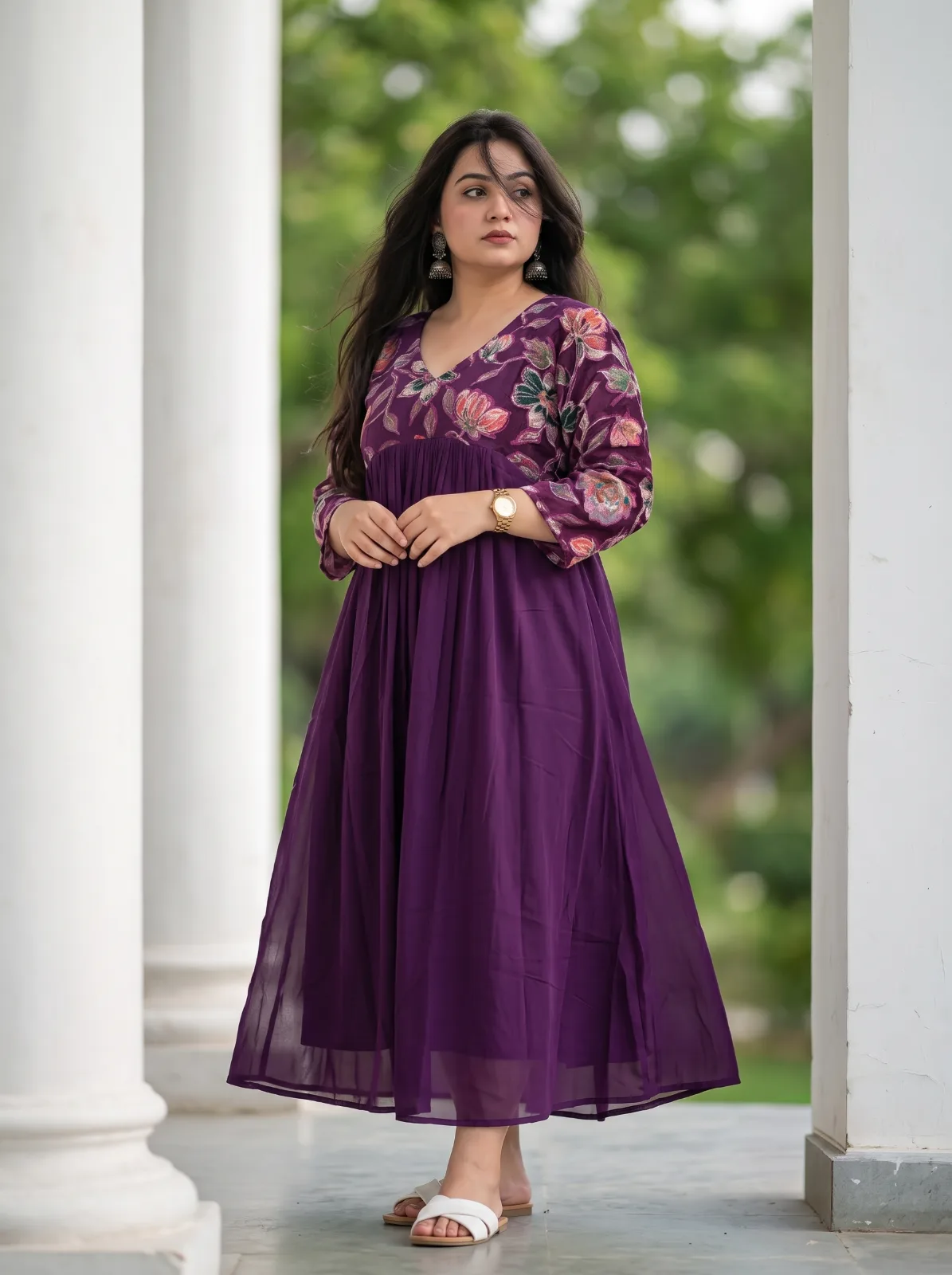 Georgette Premium Kurtis