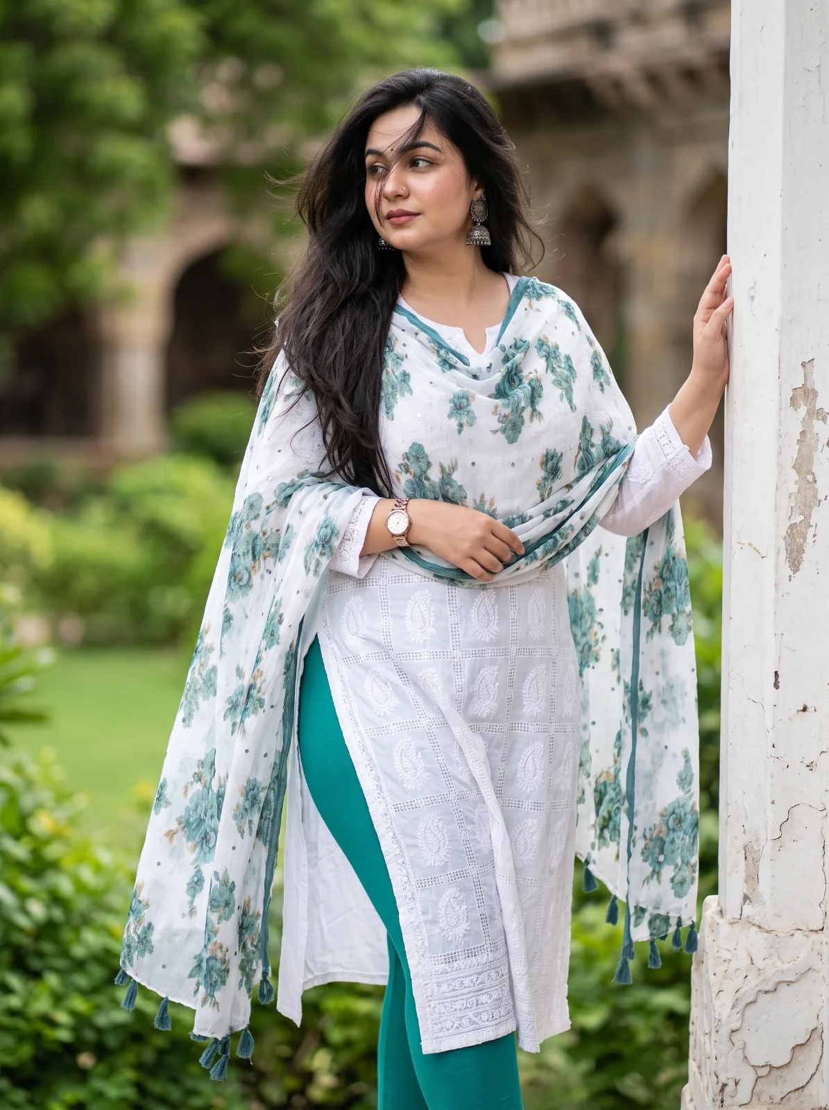 CRUSHED MIRROR DUPATTA